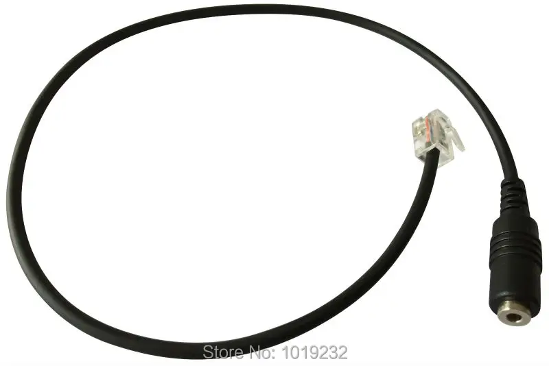 14 inch convert 2.5mm to CISCO RJ9 Headset Adapter 2.5mm Headset to