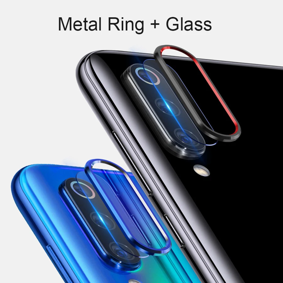 Металлическое кольцо Стекло для Xiaomi Redmi Примечание 8 8T Защитная пленка экрана из
