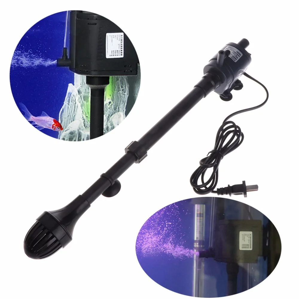 

3 in 1 Aquarium Filter Circulate Water Pump Wave Maker Internal Fish Tank Oxygen