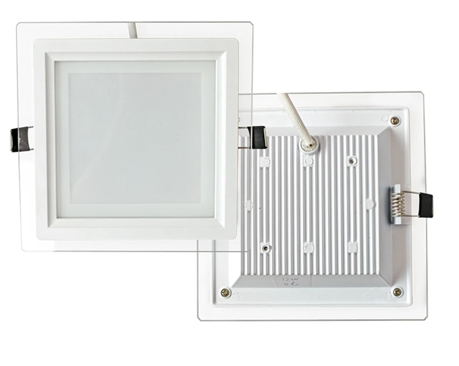 Square are LED Panel Light 6W 12W 18W Round Downlight AC85-265V LED Surface Ceiling Lamp For Kitchen Lighting