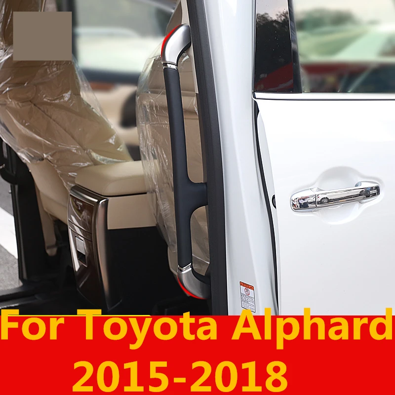 Хромированные дверные ручки для Toyota Alphard 2015 2018 хромированные зеркальные Чехлы