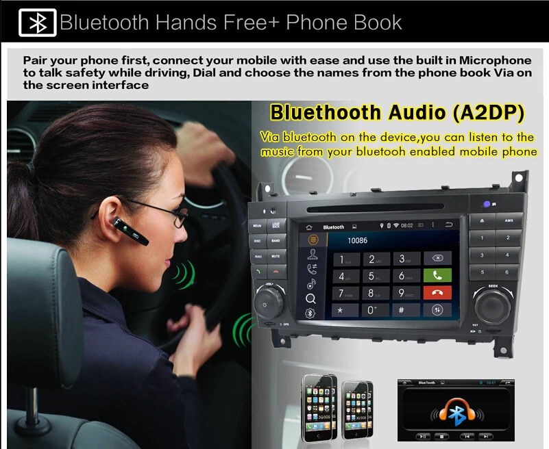 Excellent 7"HD 1024x600 Quad core Car DVD Android 7.1 for Mercedes/Benz C Class W203 c200 C230 C240 C320 C350 CLK W209 GPS Radio WiFi 3G 8 Excellent 7"HD 1024x600 Quad core Car DVD Android 7.1 for Mercedes/Benz C Class W203 c200 C230 C240 C320 C350 CLK W209 GPS Radio WiFi 3G 8