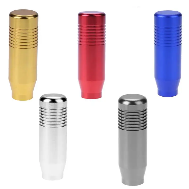 Universal Auto Manual transmisión Gear palanca de mando estilo de coche automóvil accesorios de aluminio palanca de mando Universal Auto Manual transmisión Gear palanca de mando estilo de coche automóvil accesorios de aluminio palanca de mando