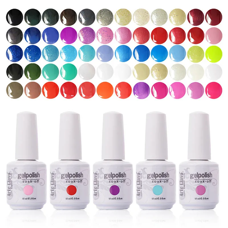 

Arte Clavo 15ml 220 Colors Choose Any 10 Colors UV Lamp Polish Kit Soak Off Nail Gel Polish UV Gel