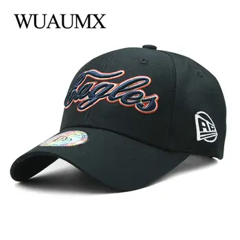 

Wuaumx High Quality Baseball Cap For Women Men's Baseball Caps Embroidery Letter Pure Cotton Outdoor Sport Snapback Cap Unisex