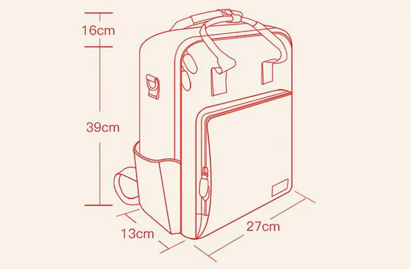 MOTOHOOD Baby Changing Nappy Bag Travel Carry All Diaper Backpack with Insulated Bag Baby Diaper Bag Organizer 392713cm (16)