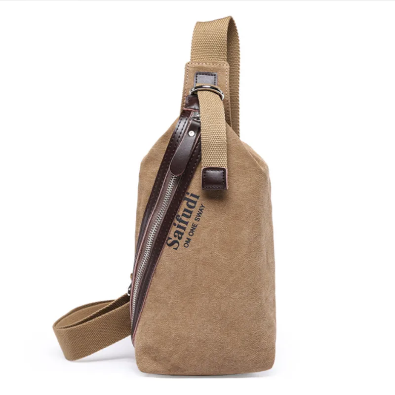 BYCOBECY Новая мода посланник Повседневное Сумка груди Холст Crossbody Back Pack сумка