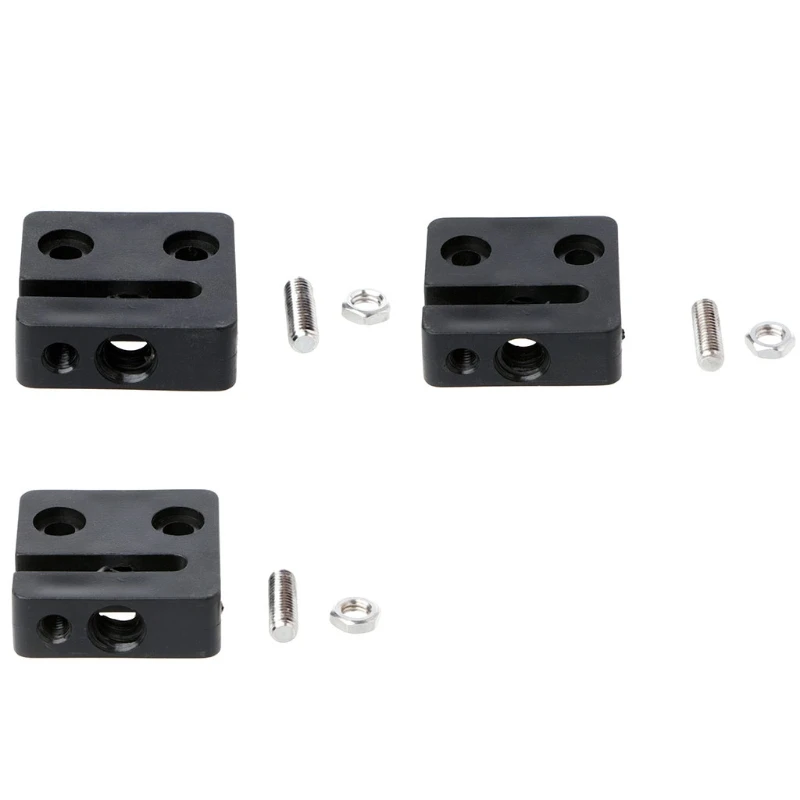 

1 Set Black POM T T8 Screw 8mm Nut Block Pitch 2mm Lead 2/4/8mm For 3D Printer Parts New