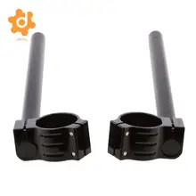 48 мм Черный ЧПУ алюминиевый мотоцикл клип на руле руль