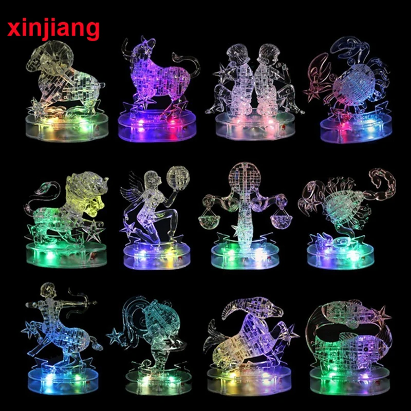 Perakitan Horoskop 3D Crystal Puzzle 