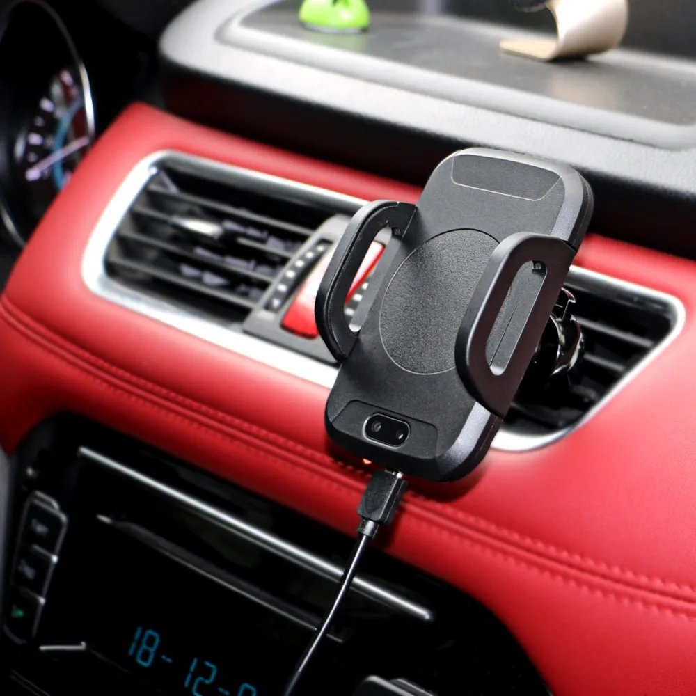 

Qi Wireless Charger Car Mobile Mount Phone Holder for iPhone XS Max X XR 8 Samsung Note 9 Note 8 S9 S8 Plus S7 Fast Charging
