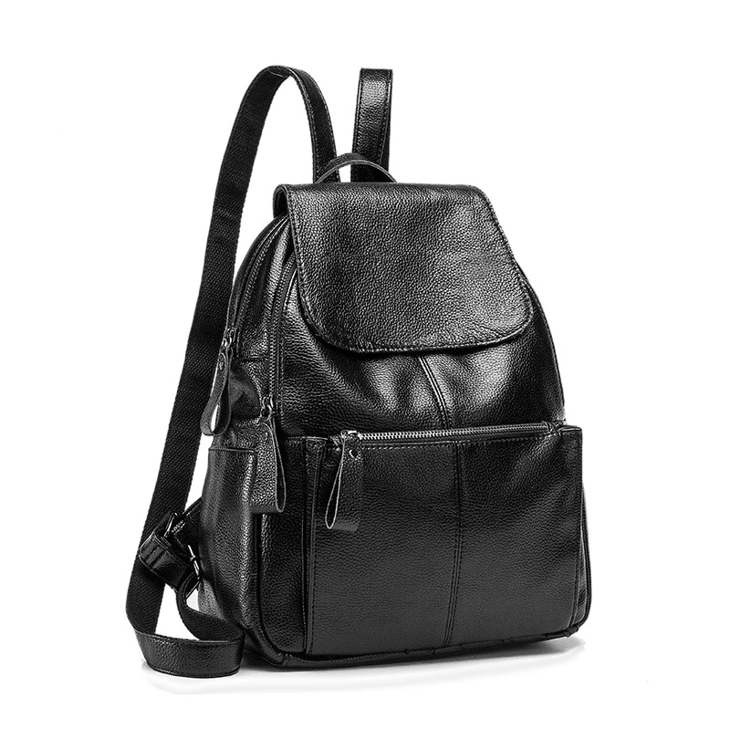 100 Genuine leather Women Backpack Female Backpacks Designer Students School Bags Fashion Genuine Leather Travel Backpack