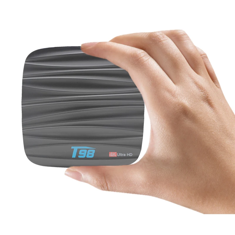 T98 Мини ТВ-бокс Android9.0 RK3328 4 Гб + 32 ГБ 2,4 г wifi 4 K 6 K 1080 P медиаплеер Bluetooth Smart tv Box 4G sim-карта T98 телеприставка