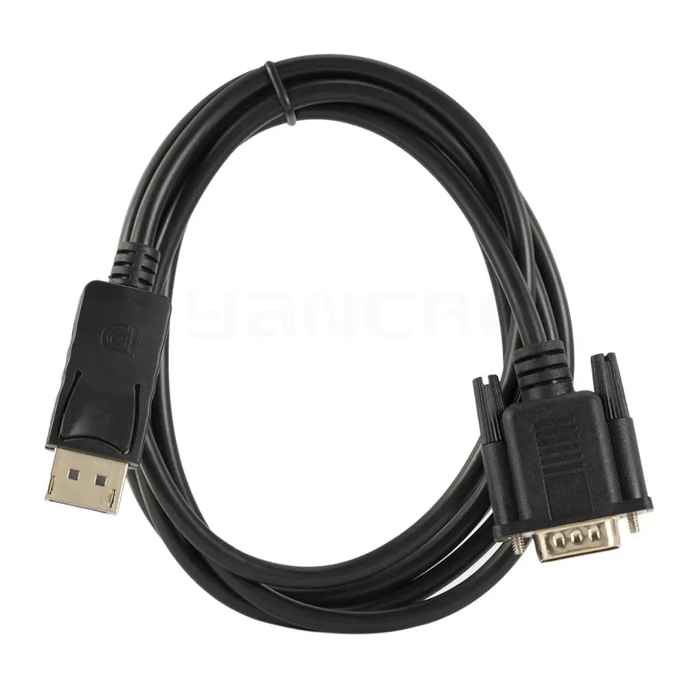 Video Cable Displayport DP to VGA Cable 1.8M Male-Male Convert Transmits HD Video Adapter for TV Monitor Projector Support 1080P Video Cable Displayport DP to VGA Cable 1.8M Male-Male Convert Transmits HD Video Adapter for TV Monitor Projector Support 1080P