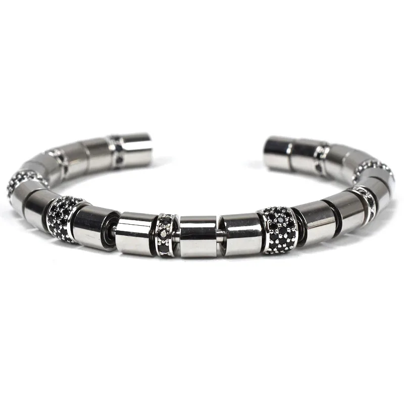 Женский браслет с бусинами Nine forever из нержавеющей стали|bracelets & bangles|bangles for womensteel