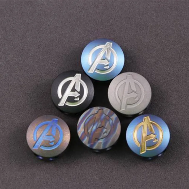 

T Models 2018 Titanium Knife Cutters Avengers Knife Beads Double Curved Paracord Bea Pendant Bracelet String Stroke Umbrella