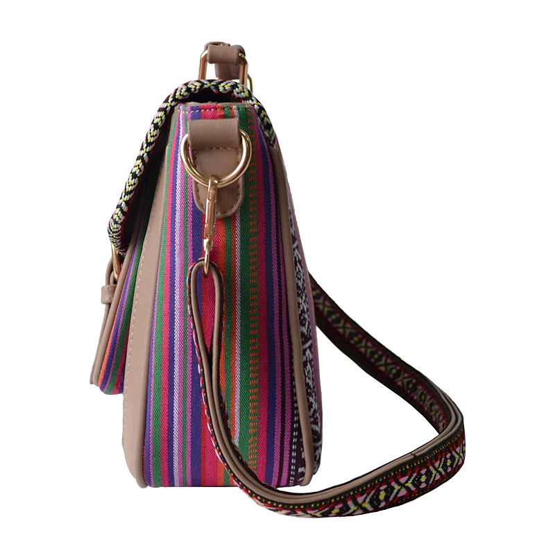 Annmouler, новые женские сумки, национальные сумочки, винтажная сумка-портфель, 2 цвета, богемный стиль, сумка через плечо, качественная сумка через плечо