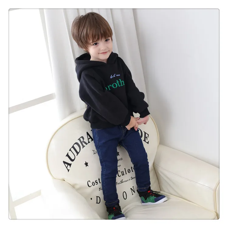 1-6 y children baby boy denim jeans winter pants velvet thick warm trousers kids clothes toddler jeans elastic waist On Sales (11)