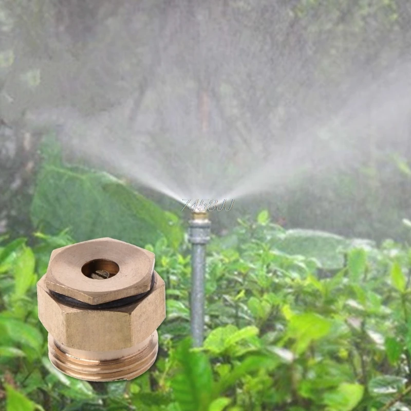 

Adjustable Brass 1/2" Centrifugal Sprinkle Spray Nozzle Garden Water Irrigation Drop ship