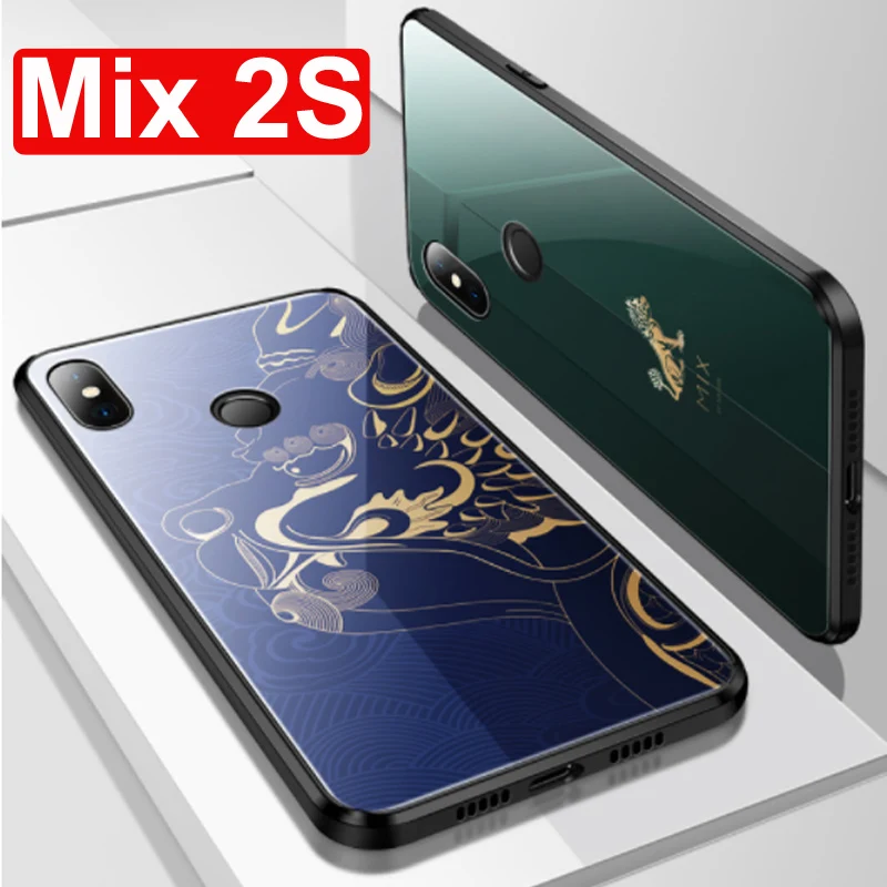 Зеленый для xiaomi mi Mix 2 s x зверь запрещено город издание крышку из закаленного
