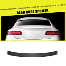 Карбоновое волокно/FRP черный Задний спойлер на крышу окно крыло для Mercedes-Benz E класс C238 E200 E400 E500 E550 купе 2D