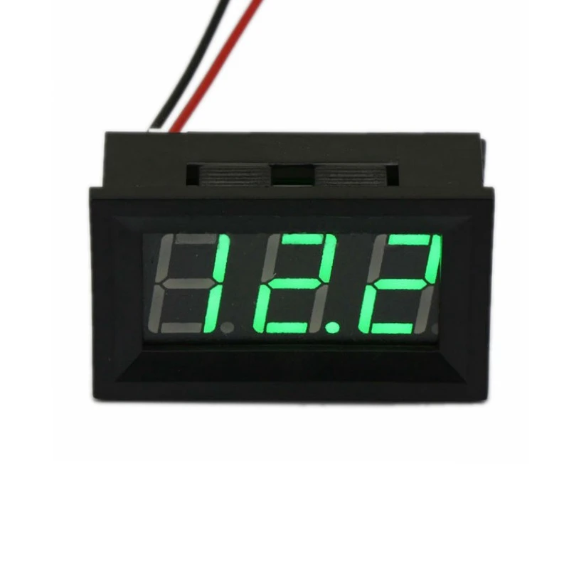 0.56 &quotЗеленый светодиод DVM Напряжение Панель Meter LED 4.5 150 В цифровой вольтметр