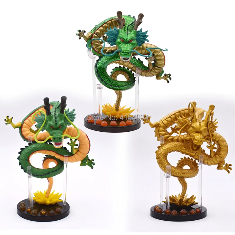 3 вида стилей в стиле аниме «Драконий жемчуг зет фигурку Shenron Shenlong с 7 шт. 3,5 см с рисунками из комикса «Жемчуг дракона», кукла, модель из ПВХ горячие игрушки 15 см
