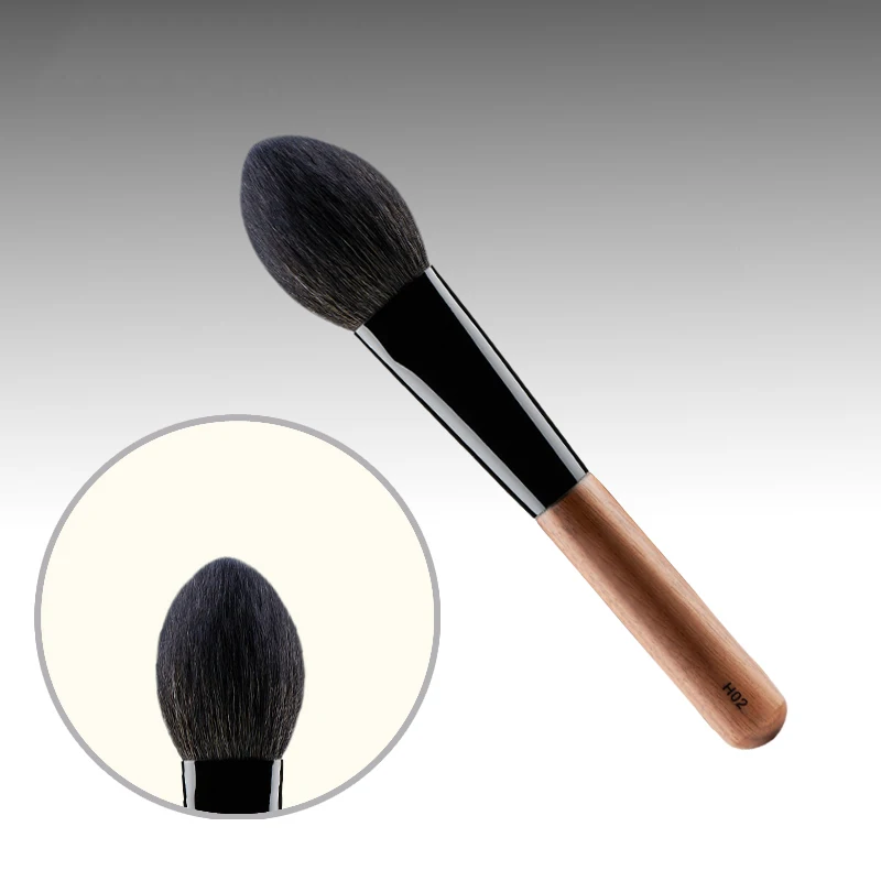 H02 Professional Makeup Brush Soft Squirrel Hair Blush Brush Make up