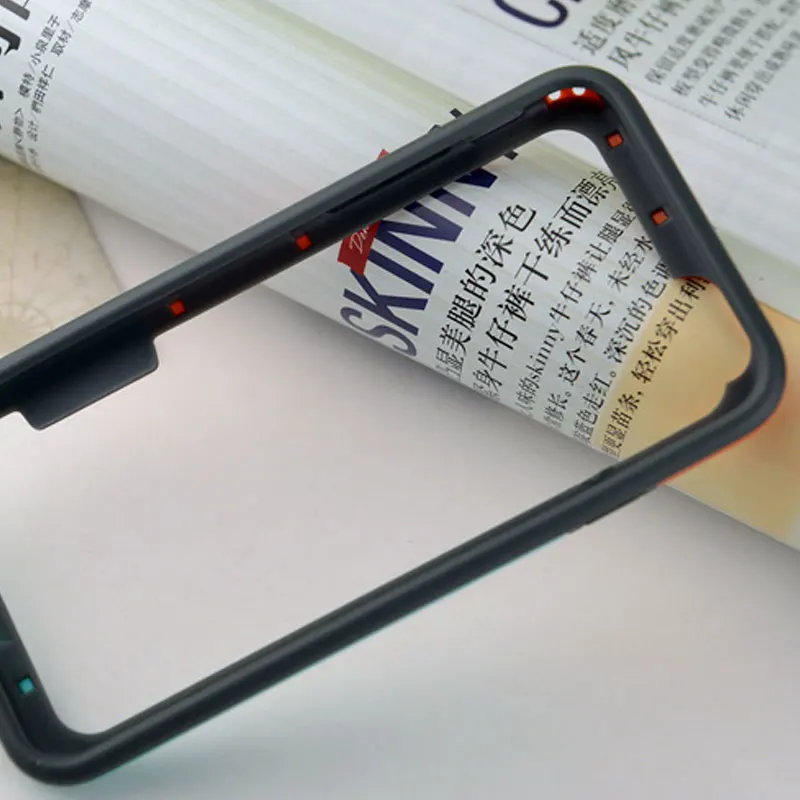 Бампер для iPhone 6 6s Plus мягкий чехол из ТПУ с рамкой тонкий силиконовый бампер