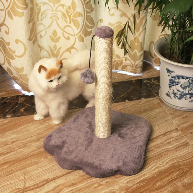cat toy scratcher with ball
