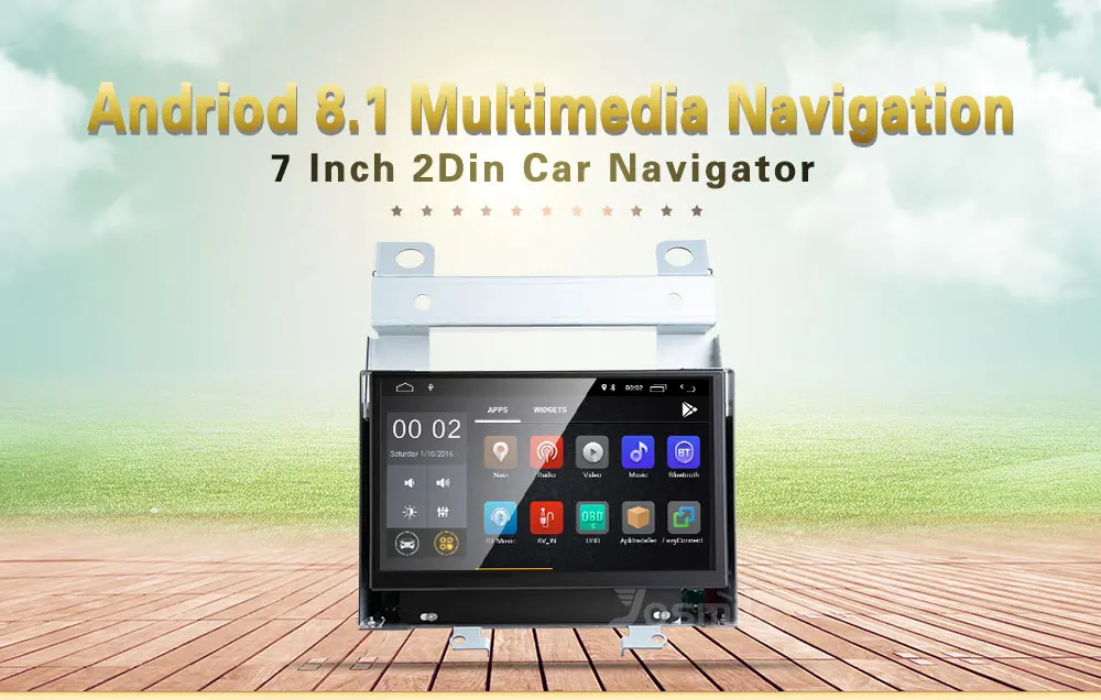 Cheap Josmile 2 din Android 8.1 GPS Car Multimedia Player For Land Rover Freelander 2 2007 2008 2009 2010 2011 2012 Radio Head Unit 4G 0
