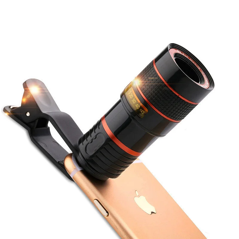 

8X Mobile Phone Telescope Zoom Mobile Phone Lens for Smartphones Tablet External Smartphone Camera Lenses