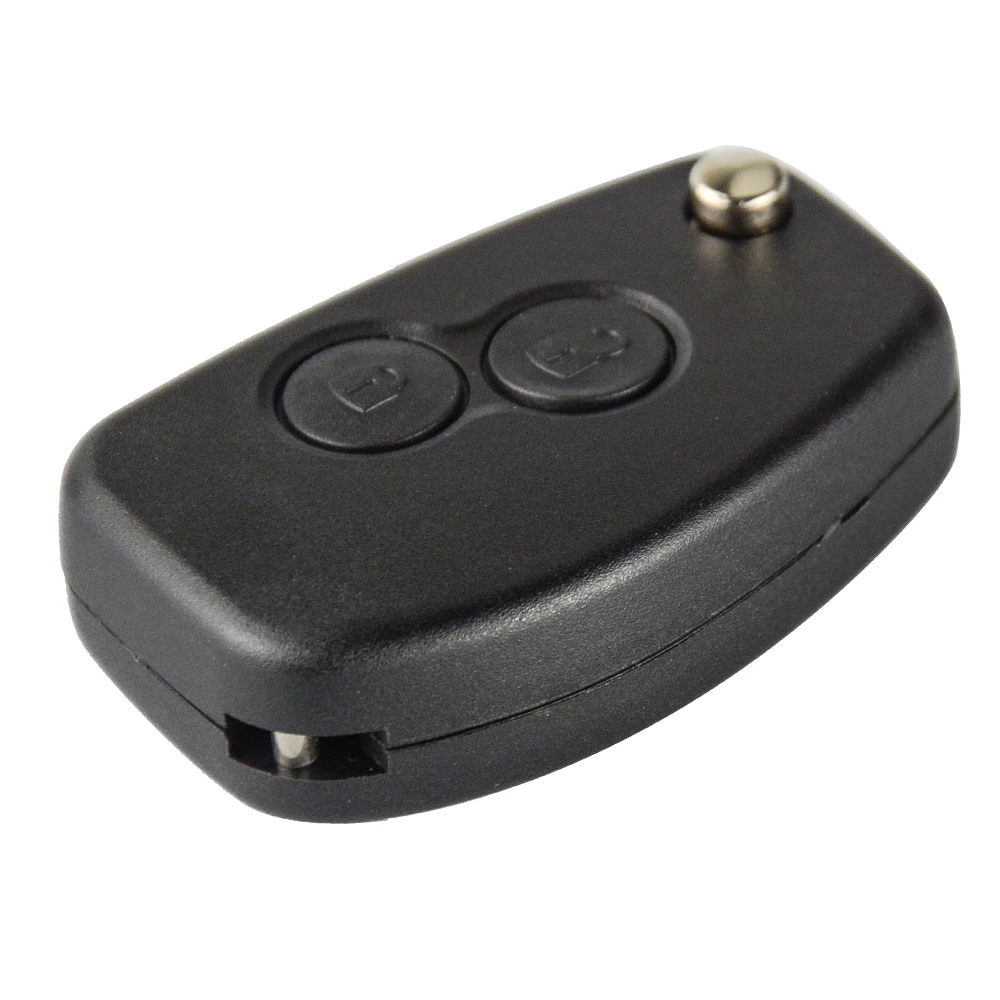 OkeyTech 5 шт. 2 кнопки флип складной дистанционный чехол автомобильный ключ оболочки для renault dacia duster Modus Logan Espace Clio Twingo Kangoo