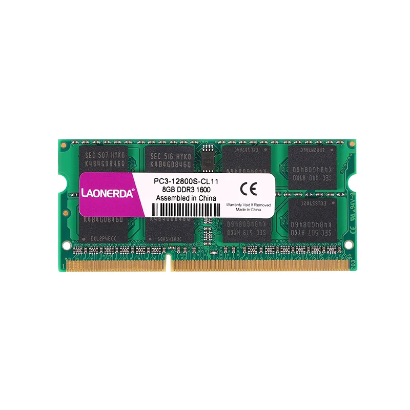Ноутбук оперативная память DDR3 DDR3L 4 ГБ 8 2Rx8 1333 МГц 1600 1 5 в 35 LAONERDA SO DIMM памяти для Intel