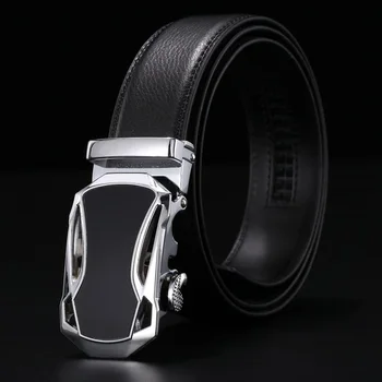 

Luxury Brand High Quality High Quality Simple Office Leather Business Man Belts Classical Metal Buckle Belt Designer Belt