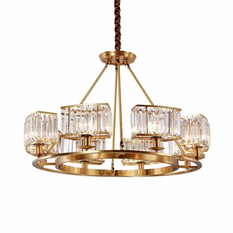 

Lampara De Techo Colgante Moderna Para Comedor Crystal Suspension Luminaire Hanging Lamp Deco Maison Luminaria Pendant Light
