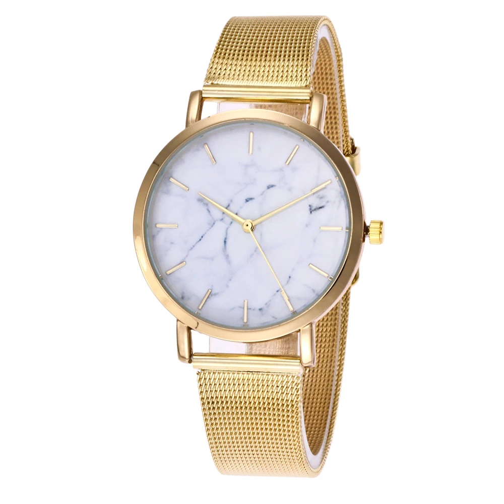 Новый Для мужчин Для женщин Часы кварцевые часы сплав чистая ремень наручные часы для мальчиков и девочек цвета: золотистый, серебристый