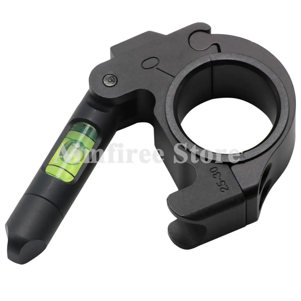 Foldable Optics Scope Bubble Level Ring Mount For 25.4mm/30mm 1Inch