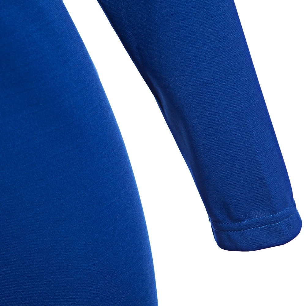 VESTLINDA Bodycon Sheath Dress Little Black Long Sleeve Party Dresses Women Back Full Zipper Robe Sexy Femme Pencil Tight Dress 44