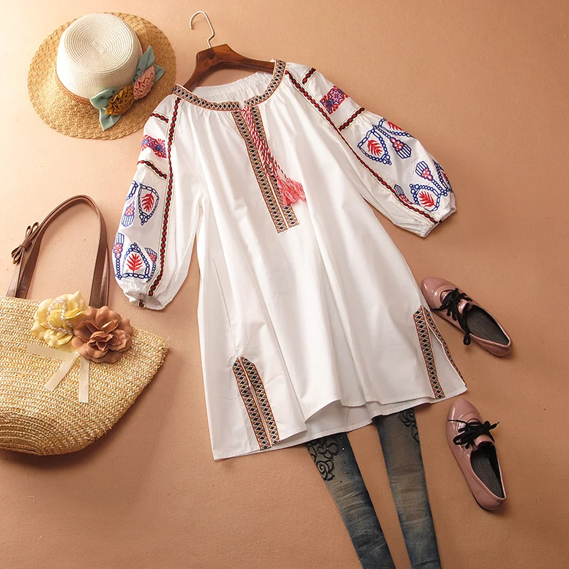 

palenda boho dress embroidery flower