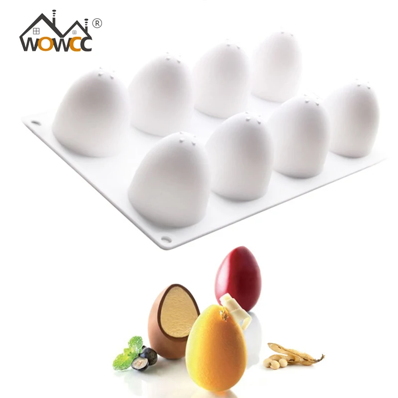 3D Easter Eggs Silicone Molds Cake Decorating Tools Bakeware French