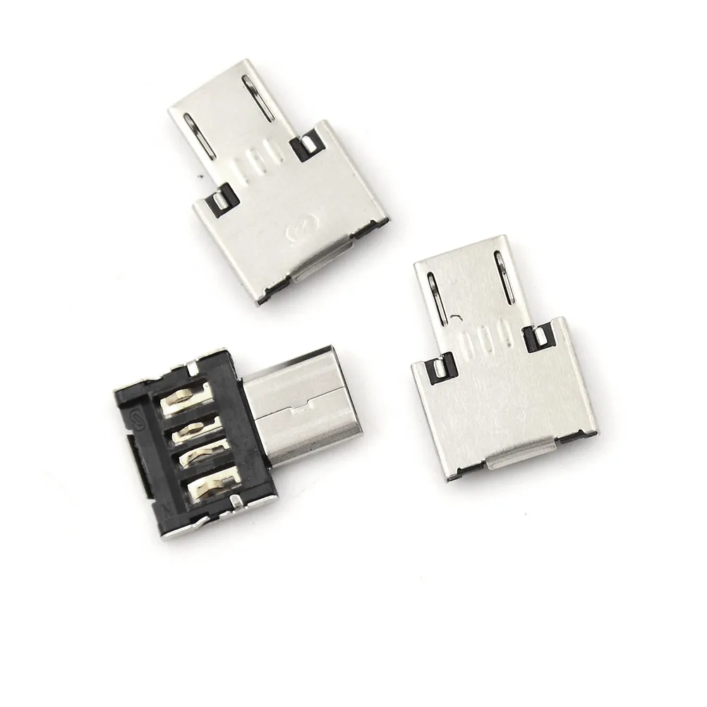 3 шт микро USB штекер к USB OTG адаптер конвертер для планшет телефон Android для Xiaomi для htc для samsung Размер: 15,4x11 мм