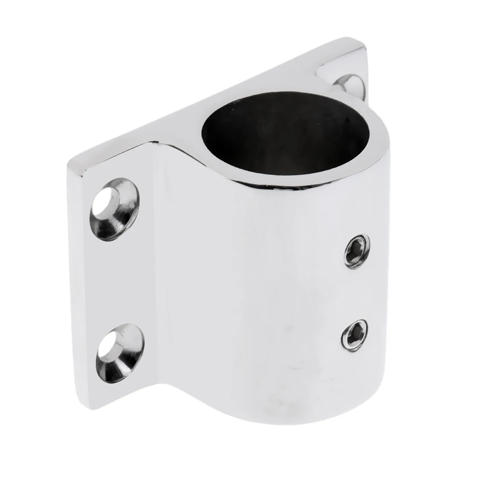 25mm Tubo Tubo Base Rettangolare Yachts Acciaio Inox 90