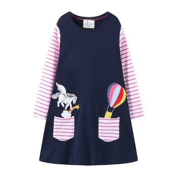 

Girl Cotton Dress Spring Baby Girl Dresses Cute Children Dress Fashion Children Clothes Kids Clothing