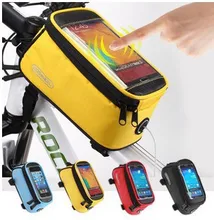 New MTB Cycling Mountain Bike Saddle 5.5 Inch GPS Touch Screen Mobile Phone Bag Bicycle Package Parts Bike Accessories