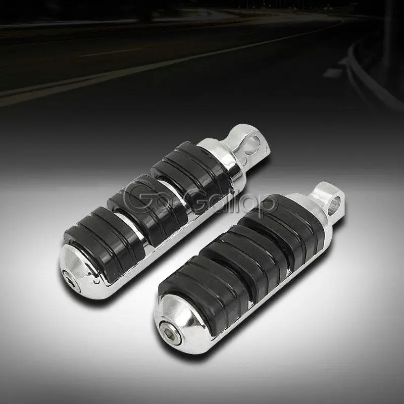 Anti Vibration Foot pegs Male Mount For Harley Davidson Softail Dyna