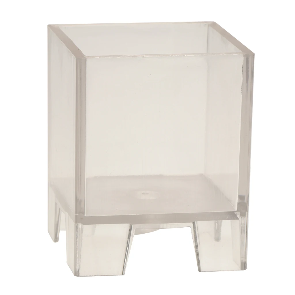 Прочный и высокотемпературный пластиковый квадратный куб форма для изготовления свечей форма для мыла инструмент Diy свеча - Цвет: 45x45x46mm
