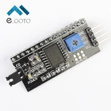 10 шт. ЖК-дисплей 1602 Конвертер доска IIC/I2C/TWI/SPI Последовательный Интерфейс модуль для 1602 ЖК-дисплей Дисплей для Arduino