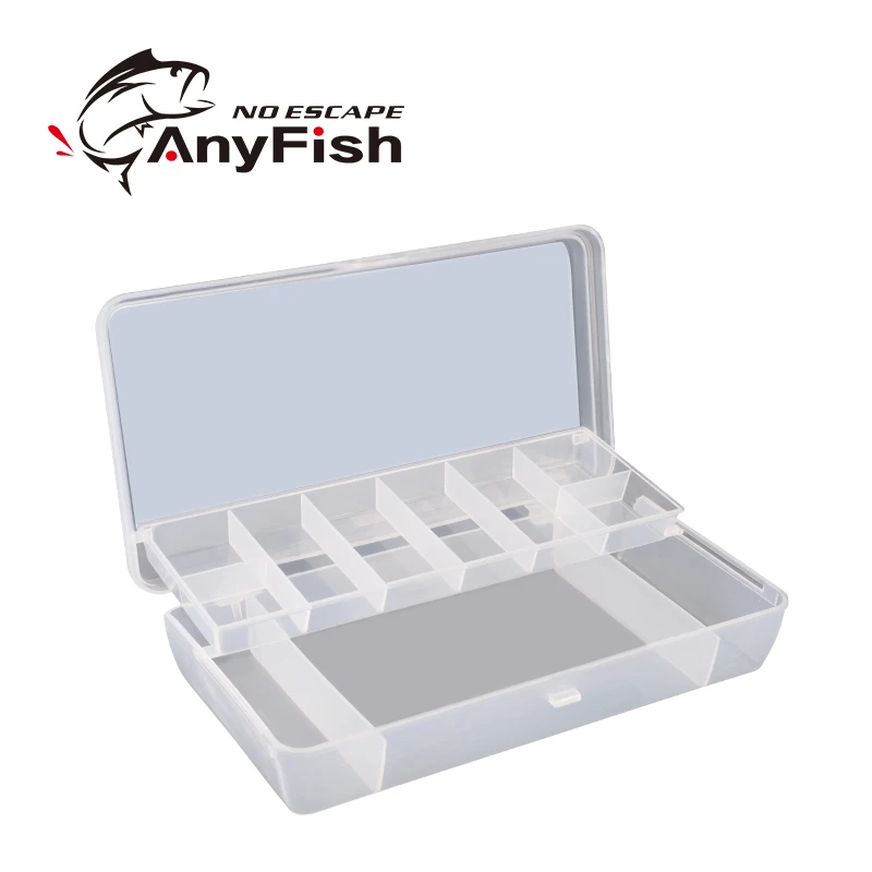 ANYFISH коробка для рыболовных приманок TB-021 21*10,5*4 см рыболовный Винтажная с высокой талией чехол для хранения Pesca снасти рыболовные инструменты аксессуар