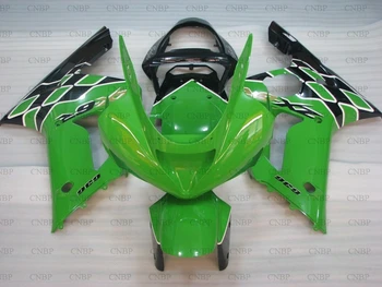 

636 Zx-6r 03 Fairing 636 Zx-6r 2003 - 2004 Black Green Full Body Kits Zx6r 04 Fairings